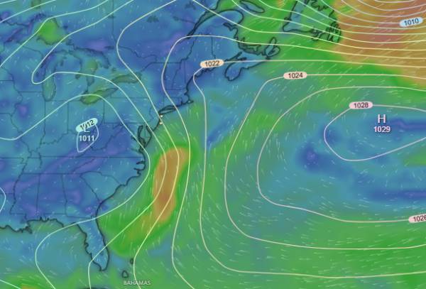 early next week wind